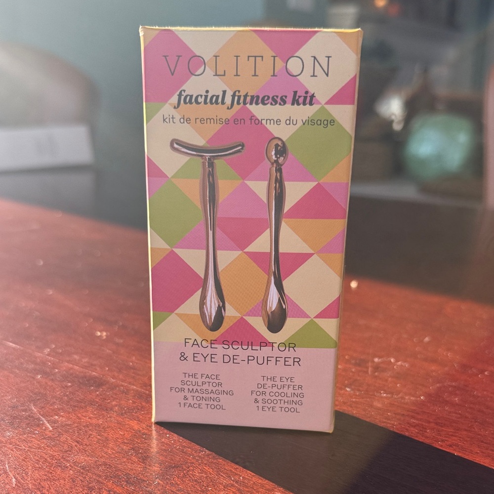 VOLITION Facial Fitness Kit Face Sculptor & Eye De-Puffer